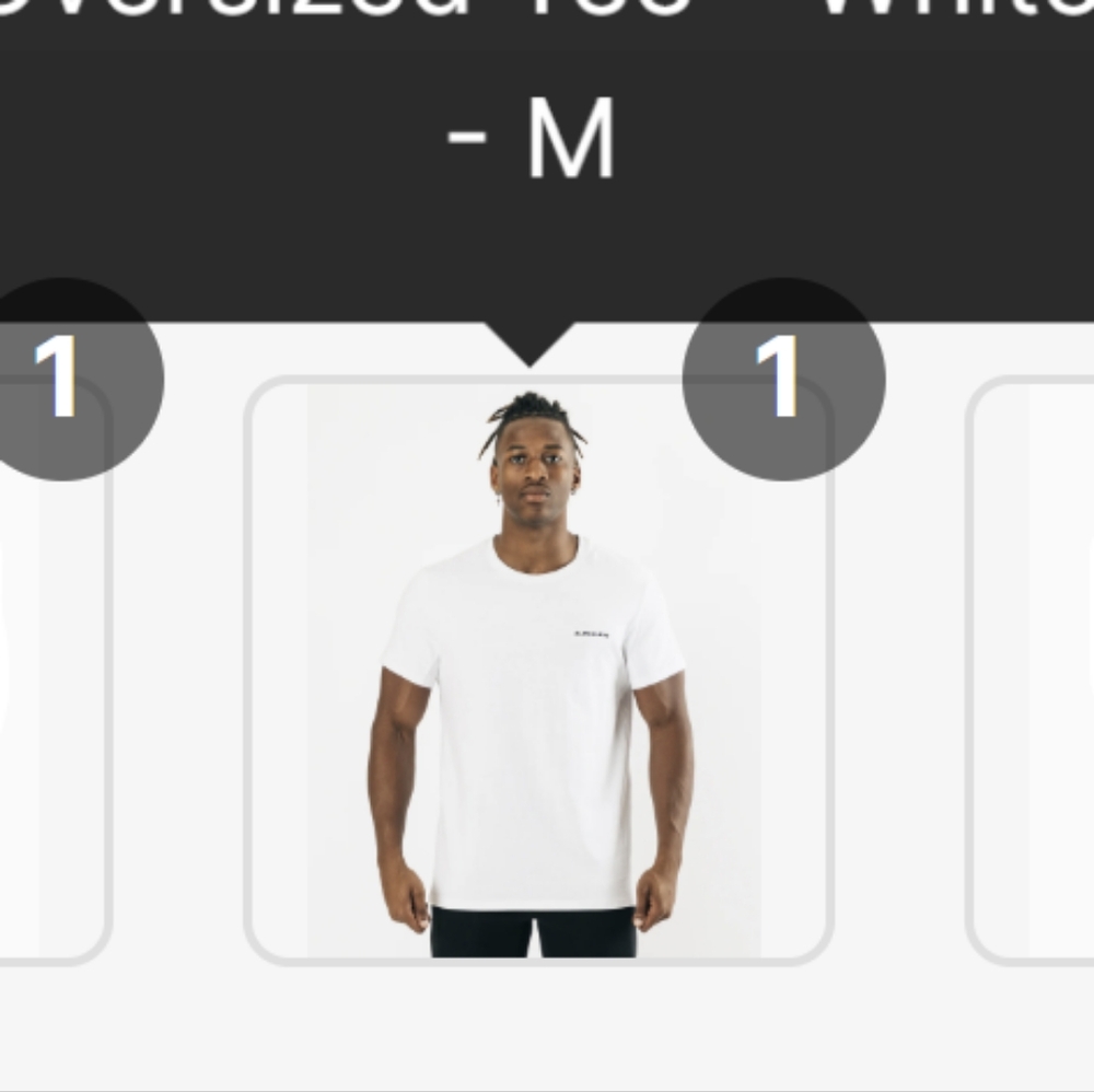 Alphalete Athletics - Heavy Cotton SS Tee - M White